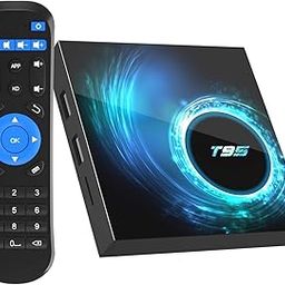 T95 Android 10.0 TV Box, Android Box 4GB RAM 32GB ROM Allwinner H616 Quad-core Smart Android TV Box, Support 2.4G/5.0G Dual WiFi 6K Utral HD / 3D / H.265 with Bluetooth 5.0DCSATBT95_03-0