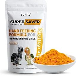 Super Saver Hand Feeding Formula for All New Born Baby Birds | 100g | Essential for Your Baby Birds - Rich Content of Calcium and Protein, Suitable for All Birds-17