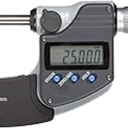 Mitutoyo 293-241 Coolant Proof LCD Micrometer, Ratchet Stop, 25-50mm Range, 0.001mm Graduation, -0.001mm Accuracy, Without SPC data output-image-3