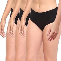 BASIICS Tease 2 Please Hipster Full Brief Antimicrobial Panty for Women (Pack of 3)-image-75