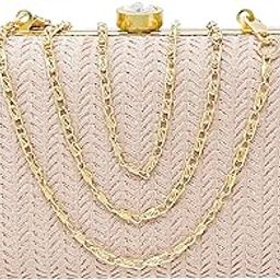 Handicraft Beautiful Bling Box womens Clutch Bag Purse For Bridal, Casual, Party, Wedding-image-7