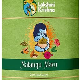 Lakshmi Krishna Nalangu maavu|| Traditional Herbal Powder|| Gives shine & Glow | Natural Skin Care & Cleansing Powder | Brightens, Exfoliates & Nourishes Skin | Ayurvedic Beauty Ritual"-37