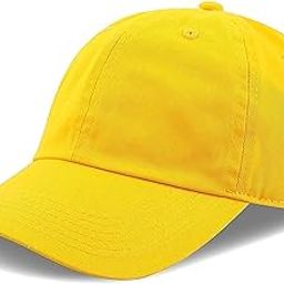 VEERUS Unisex Cotton Baseball Cap (Pack Of 1) (Cap-YELLOW_Yellow_Free Size)-picture-10