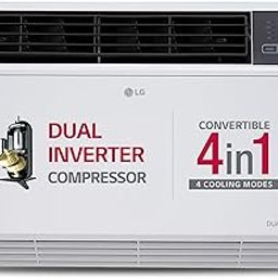 LG 1.5 Ton 3 Star DUAL Inverter Window AC (Copper, Convertible 4-in-1 cooling, 4 Way Air Swing, HD Filter, UW-Q18WUXA, White)-22
