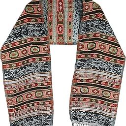 Winter Woollen Muffler Scarf For Men, Warm Printed Neck muffler For Men(Red,Pink,Green and grey)-image-88
