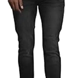 the indian garage co Men Mid Rise Slim Fit Solid Mid-Rise Stretchable Jeans-picture-35