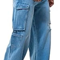 bewakoof Men Mid Rise 100% Cotton Solid Straight Fit Jeans|Straight Fit Jeans – Regular Fit | Classic Denim Pants | Everyday Casual-picture-17