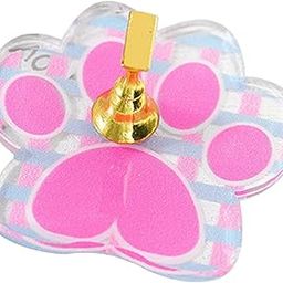 UJEAVETTE® Cute Nail Art Practice Display Stand Home Nail Salon Manicure Tools Cat Paw-24