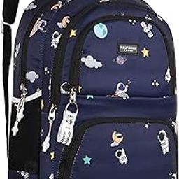 Astro School Bag for Class 5-12 | Spacious Backpack for Girls Boys 10 12 13-14 to 19 Years Old | Stylish Trendy College Bags with Multiple Compartments & Small Pockets Inside-image-40