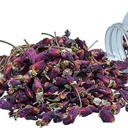 Dried Rose Buds for Art & Craft, Purple, 70 Grams, DFRB01-image-63