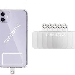 GURUTATVA Universal Detachable Transparent Mobile Phone Lanyard Patch Ultra Thin Phones Crossbody Strap Hanging Card Replacement Gasket (pack of 5)-image-74