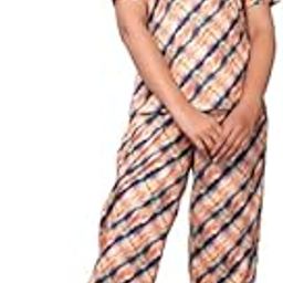 Women's Tie-Dye Printed Co-Ord Set – Relaxed Fit T-Shirt and Pyjama | Stylish Nightwear & Loungewear Set-image-37