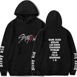 Kpop Stray Kids Hoodie Felix Jisung Woojin Bangchan Sweater Jacket for Women Men-image-32