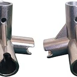 UJEAVETTE Badminton Net Connector Professional Easy Assemble Replacement Sturdy Silver Inner Dia 1.9 cm-picture-6