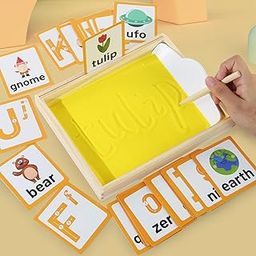Fashion My Day Montessori Sand Tray Preschool Training Baby Toy for Home Classroom Toddlers-image-4