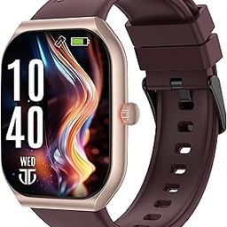 Titan Smart 3 Premium Smart Watch|1.96" Super AMOLED Display with 410x502 Pixel Resolution|SingleSync BT Calling|NitroFast Charging|110+ Sports Modes|200+ Watchfaces|Upto 7 Days Battery (Wine Red)-35