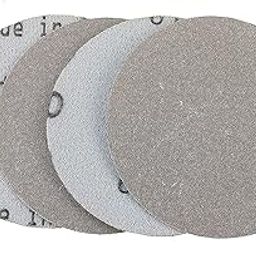 STARCKE Premium 5 Inch No Hole Film Hook and Loop Grip Sanding Discs - White Aluminum Oxide - for Wood, Auto Body, Paint, Primer, Metal, and Plastics (50, 600 Grit)-image-70