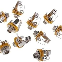 ATORSE 2x10pcs 1/4'' 6.35mm Stereo Socket Jack Female Connector Panel Mount-image-59