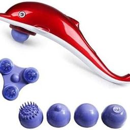 Dolphin Handheld Electric Massager – Full Body Deep Tissue Percussion Massager with Heat Function – Portable Back, Neck & Shoulder Muscle Relief Tool-image-27