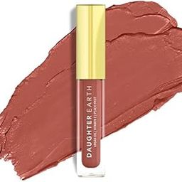 Daughter Earth Liquid Lipstick For Women With Vitamin E & Hyaluronic Acid |Long Lasting Matte Smudge Proof Vegan Lip Stick For Hydrating Lips | Mini Calm Before the Storm - 2.5ml-30