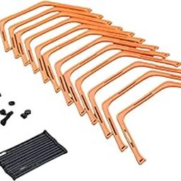 LOOM TREE Agility Rings Foot Exercise Multifunction Rugby Balance Hurdles Speed Ladder Orange | Team Sports | Soccer | Training Aids-image-95