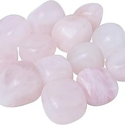 ZAICUS Rose Quartz Tumbled Stones & Crystals Bulk Set - 13 Pieces for Chakra & Reiki Healing - Polished Gemstones for Crystal Healing, Jewelry, Home & Office Decor-image-74