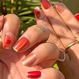 Buddy Jelly Trends Cat Eye Design 30pcs Stick-on Nails set, with Easy Glue Tab application, Nails are Reusable & Unbreakable (Y-307)-picture-13