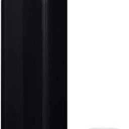 ERZA Empty Squeeze Black Containers with White Disc/Flip Top Cap, Refillable Empty Cosmetic Cylindrical Bottles, Squeeze Blttle for Shampoo, Body Soap, Toner, Lotion, Cream, 100ml, Pack Of 1-17