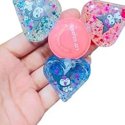 Heart Shape Lip Gloss – Moisturizing Lip Gloss with Cartoon Design – Lip Care Combo Gift Set for Girls & Teens-image-44