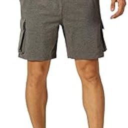 Men's | Solid | Cargo Shorts | Regular Fit | Cotton Blend | Above Knee | Knitted Short-image-45