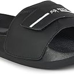 Sliders for Men | Print Design | Lightweight Sole & Comfortable Slippers | Flip-Flops & Chappals for Everyday Use-image-34