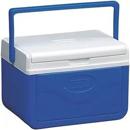 COLEMAN 5 QT Ice Box (4.7 Liter) with Storage Capacity - 6 Cans and Ice Retention - 1 Day/BPA Free Material (Blue)-87