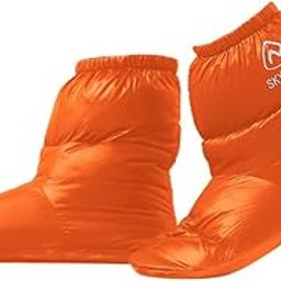 MERISHOPP® Outdoor Camping Duck Down Slippers Sock Shoes Warmer Boot Booties Orange L|Sporting Goods | Outdoor Sports |1 Pair Camping Tent Down Slippers-image-15