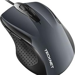 TeckNet UM013 2.4G Pro S2 Hi Performance Mouse, Back & Forward Buttons, Upto 2000 DPI - Black/Grey-28
