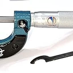 Mass Pro 1x Micrometer 0~25mm Aerospace Micrometer Outside Micrometer/Screw Gauge Measuring Tool Micro-Meter with Storage Box (0~25 x 0.01mm)-picture-5