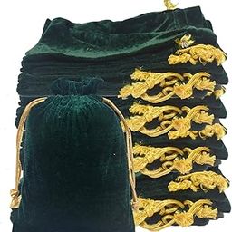 DLC set of 25 Velvet Potli Bags for Return Gifts, inch pouch for Wedding gifts, Women Jwellery Handbag-44