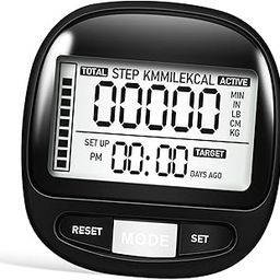 Anneome Accurate Pedometer for Walking Sensor Clip Step Counter Portable Fitness Tracker-image-48