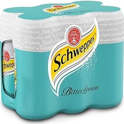 Schweppes Bitter Lemon Can 320ml, Pack of 6 Cans (Imported Product)-16