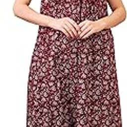 av2 Women Printed Cotton Maxi Nightwear Nighty|Womens Nightwear 7252-picture-17