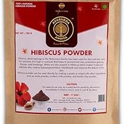 Ayurveda Amrita Pure, Natural & Organic Hibiscus Powder for Skin & Hair 100 Gram-image-50