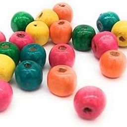 Multi Colour wodden Beads for Jewelry Making-image-48