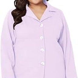 Plus Size Women's Solid Single-Breasted Overcoat-image-1