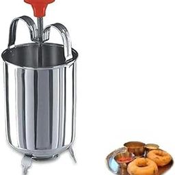 WHATWELL Medu Wada Maker - Silver, Compact, Stainless Steel, Easy Shaping and Compact Durability-picture-31