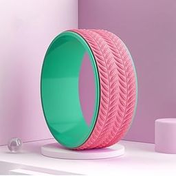 PRETOX Yoga Wheel For Stretching Yoga Wheel for Back Bends, Exercise, Workout Yoga Accessories for Women & Men Exercise Roller Yoga Equipment for Home Workout, Yoga Chirp Wheel -12Inch-image-30