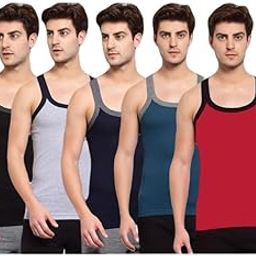 INNERO Men's Gym Vest, Soft Cotton Vest Fot Men, (Pack of 1)-picture-27
