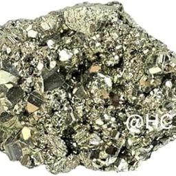 Honest Crystal Natural Iron Pyrite Stone Cluster - Gold Rock Pyrite, Reiki Crystal, Certified Pyrite, High Energy Natural Iron Pyrite Cluster Stone, Energized by Top Astrologers, Financial Growth, Confidence & Success (50 TO 70 GRAM)-image-85