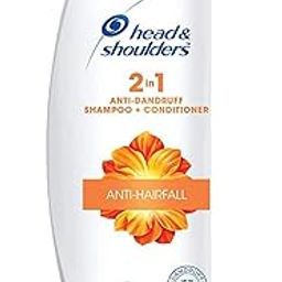 Head & Shoulders 2-in-1 Anti hairfall, Anti Dandruff Shampoo + Conditioner for Women & Men, With Almond Milk (340 ml)-1