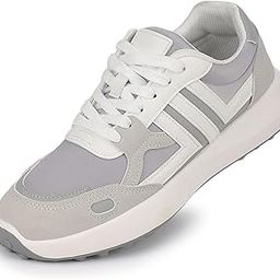 marc loire Women's Casual Chunky Sneakers Shoes for Women with Lace-Ups & Extra Cushioning-picture-20