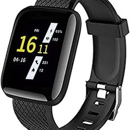 TechKing [with 5 Year Warranty] D116 Touchscreen Smart Watch Bluetooth Smartwatch with Heart Rate Sensor and Other Functionality for All Boys & Girls-image-77
