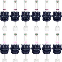 MYJAS Exide Battery Water Level Indicator Cap, High Grade Plastic, Set of 12, 1 Year Warranty (black)-image-49